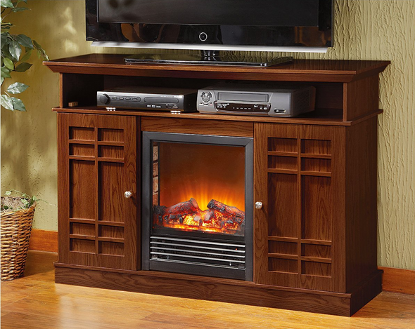 CastleCreek Media Stand Fireplace CastleCreek Media Stand Fireplace