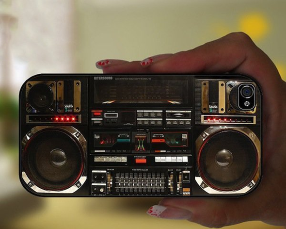 Boombox Ghetto Blaster iPhone Case Boombox Ghetto Blaster iPhone Case