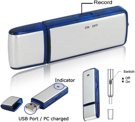 Audio Recording USB Flash Drive